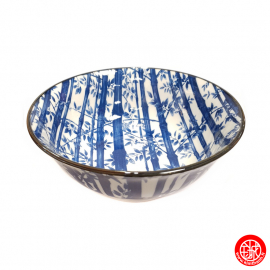 Bol à soupe en porcelaine japonaise TAKE bambous (d21cm)