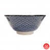 Bol à riz MANEKi NEKO bleu en porcelaine japonaise (d15cm)