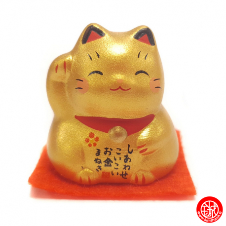 Maneki Neko 招き猫 DAiFUKU en argile (h3cm)