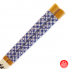 Baguettes japonaises en bambou ShiPPO blanc et bleu (22.5cm)