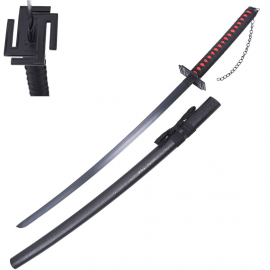 Katana de décoration • Bleach - Ichigo • Zanpakuto Zangetsu bankai, lame en acier inox