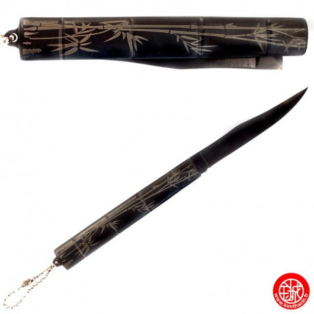 Couteau pliant noir BAMBOU 10 / 19cm