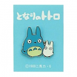 Pin's Totoro bleu et blanc - Mon_voisin_Totoro© (L3*h2.5cm)