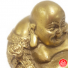 Bouddha de la prospérité Hotei 布袋 assis en cuivre (h5.5cm)