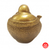 Bouddha de la prospérité Hotei 布袋 assis en cuivre (h5.5cm)