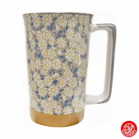 Mug en céramique japonaise FLEURS 35cl