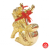 Qilin assis en cuivre (h10.5cm)