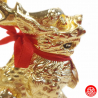 Qilin assis en cuivre (h10.5cm)