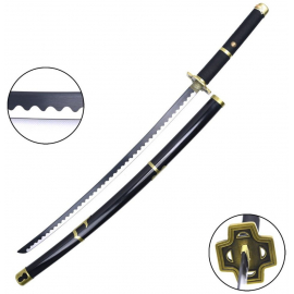 Katana de décoration • One Piece - Zoro • YiUbAShiRi, lame en acier inox 72cm [#110EH]