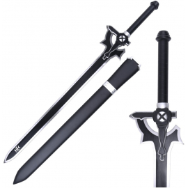 Katana de décoration • Sword Art Online • Elucidator, lame en acier inox