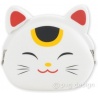 Porte-monnaie mimi POCHi Japan MANEKi NEKO blanc en silicone