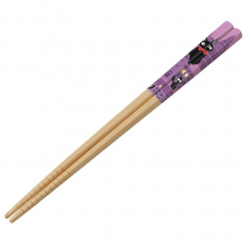 Baguettes en bambou Jiji violet En ville - Kiki la petite sorcière© (h21cm) 