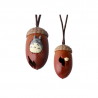 Strap Gland Totoro© gris et blanc- Mon voisin Totoro© (h3.5cm)