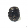 Tête de bouddha HOTEi 4 faces en bronze (h8.5cm)