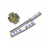 Mini Katana de décoration • One Piece - Luffy • NidAi KiTETSU, lame en acier inox [1511AE]