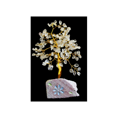 Arbre de Fortune 320 pierres CRiSTAL de ROChE (h30cm)