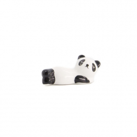 Porte-baguettes PANdA ALLONGé en porcelaine L6*h2.8cm