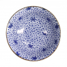 Bol à soupe en porcelaine japonaise CERiSiER et ERAbLE blanc bleu (d19cm)