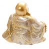 Bouddha Hotei (Prospérité) en résine pailleté (h4.5cm)