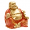 Bouddha Hotei (Prospérité) en résine pailleté (h4.5cm)