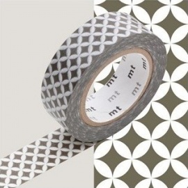 masking tape déco shippou susuiro (shippou gris) 15mm*10m