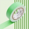 masking tape déco border green (lignes vertes) 15mm*10m