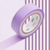 masking tape déco border purple (lignes violettes) 15mm*10m