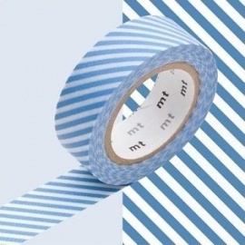 masking tape déco stripe light blue (stries bleu clair S) 15mm*10m