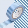 masking tape déco stripe light blue (stries bleu clair S) 15mm*10m