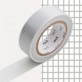 masking tape déco hougan silver (quadrillage argenté) 15mm*10m