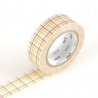 masking tape déco koushi red (quadrillages rouge) 15mm*10m