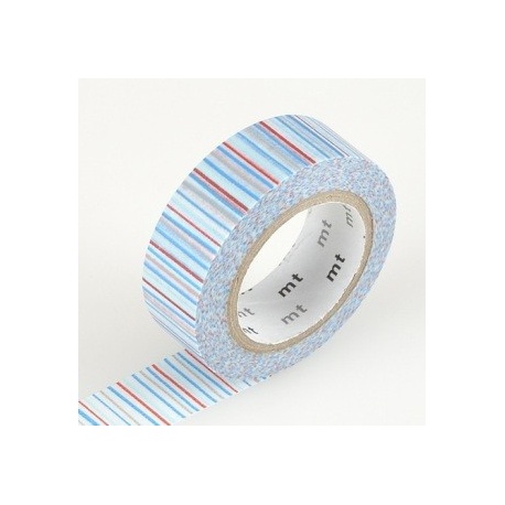 masking tape déco shima ao (traits bleu) 15mm*10m