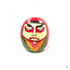Kokeshi KABUKi DARUMA rouge