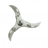 Couteau shuriken 3 lames ZEN gris (d7cm)