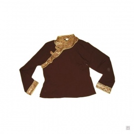 Veste croisée marron