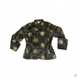 Veste brocard BONHEUR noir polyester