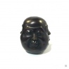 Tête de bouddha HOTEi 4 faces en bronze (h8.5cm)