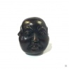 Tête de bouddha HOTEi 4 faces en bronze (h8.5cm)