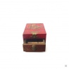 Boîte à bijoux avec miroir et 1 tiroir FLEURS & OiSEAU (L12xP16xh8cm)