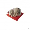 Maneki Neko DOUX RêVE en porcelaine japonaise (h4cm)