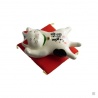 Maneki Neko SATiSFACTiON en porcelaine japonaise