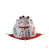 Chat-tasse en porcelaine japonaise