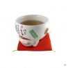 Chat-tasse en porcelaine japonaise