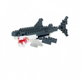 nanoblock mini GRANd REQUiN BLANC (+ de 130 pièces) [NBC_082]