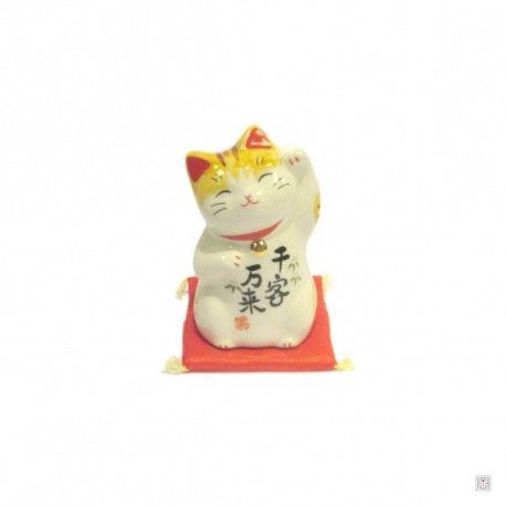 Maneki Neko AMiTié en porcelaine japonaise (h7.5cm)