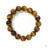 Bracelet perles en OEiL de TiGRE 12mm