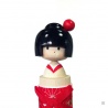 Kokeshi MESSAGE dOLL rouge (h14.5cm)