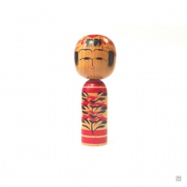 Kokeshi FURUGATA rouge (h9cm)