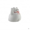 Tirelire Maneki neko DODU en argile blanche BLANC (Bonheur)