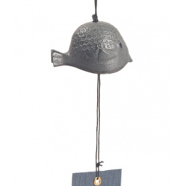Carillon à vent japonais en fonte FUGU